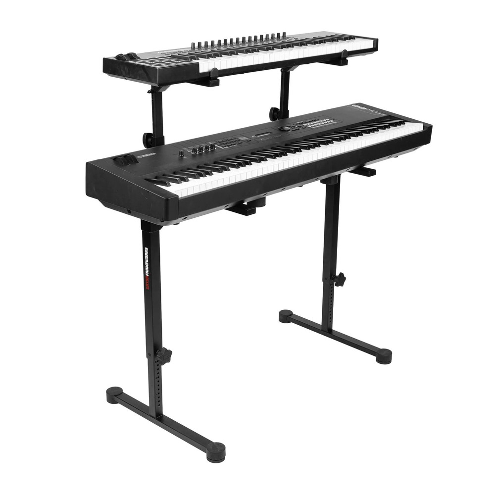 Gator Frameworks GFW-KEY-6000 Table Style Keyboard Stand with 2nd Tier