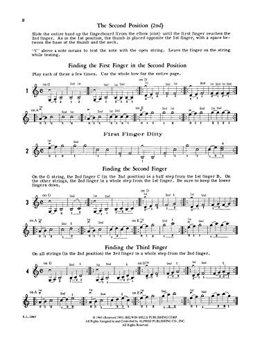 Second and Fourth Position String Builder: Violin (Belwin Course for Strings)