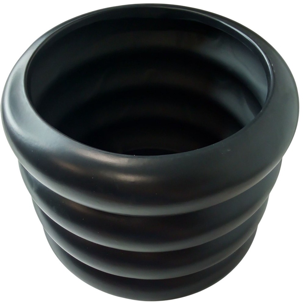 Large Bubble Ceramic Planter – Black – Room Essentials – 9" × 8½"