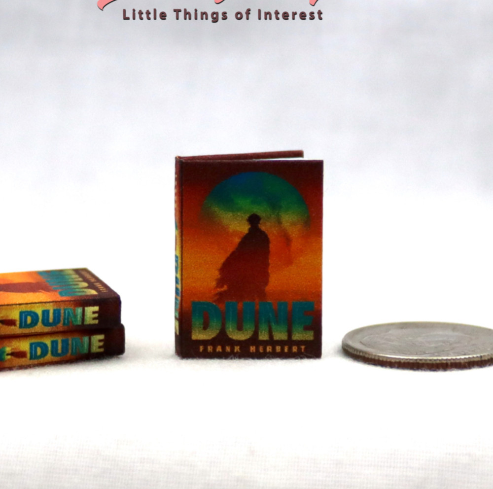 DUNE Miniature 1:12 Scale Illustrated Readable Book