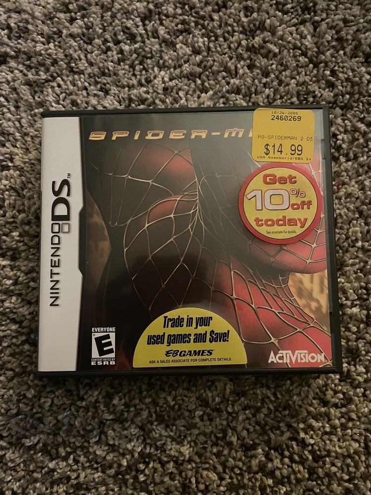 Spider-Man 2 CASE ONLY Nintendo DS  2004 No Game