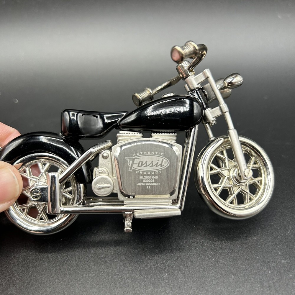 Fossil Limited Edition Motorcycle Clock * Needs Battery *