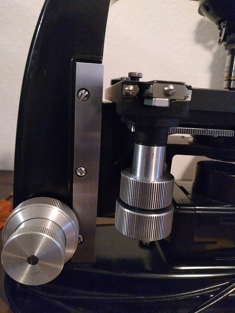 Vintage Bausch & Lomb 3 Objective Microscope – 10x, ,43x, 97x Nice
