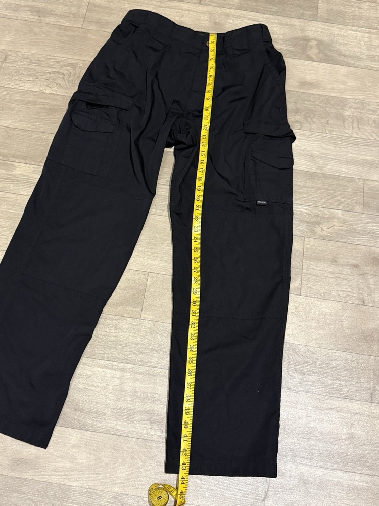 TRU SPEC Mens Regular Work Pants Black Size 34