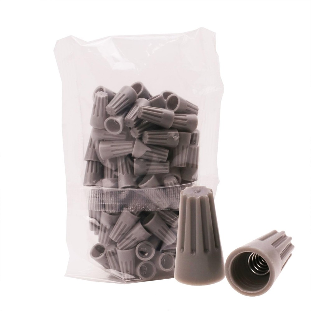 100 Pcs Electrical Wire Connectors Screw Terminals Spring Insert Twist Nuts