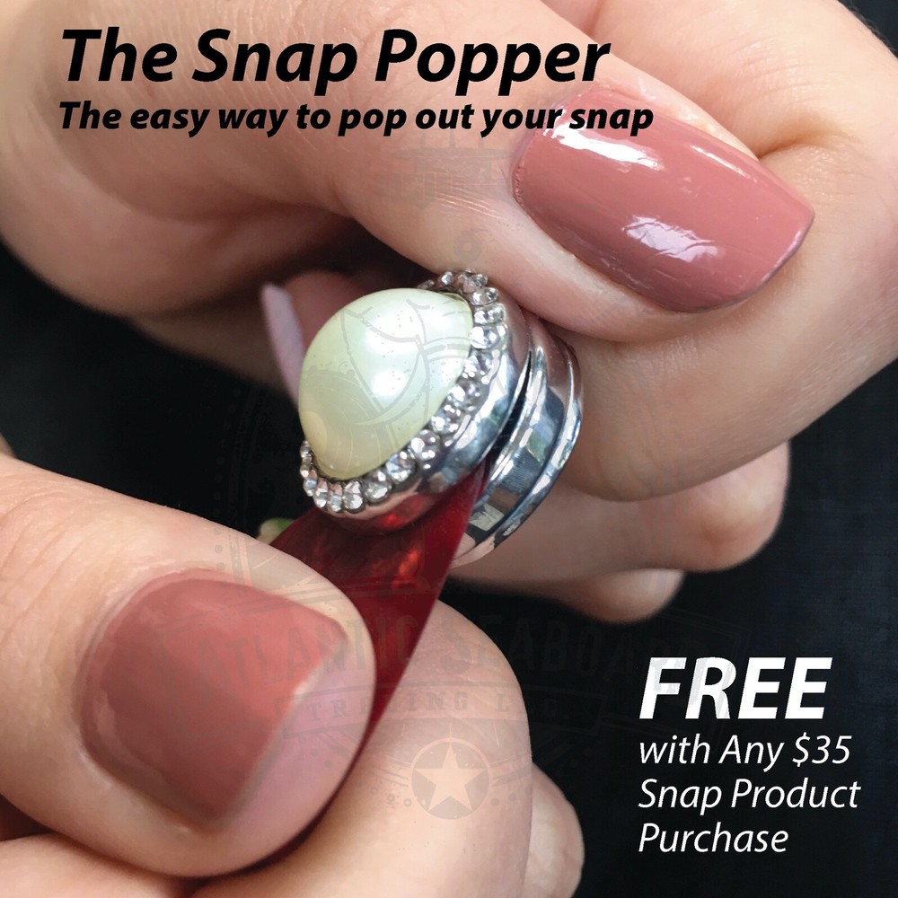 DIY Rimless 18mm Popper Style Snap Stud Base