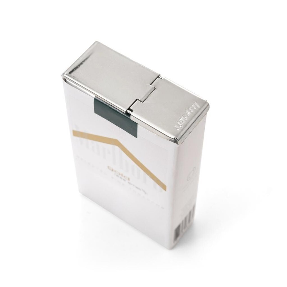Crushproof Metal Cigarette Case - Protects Soft Packs & Keeps Fresh