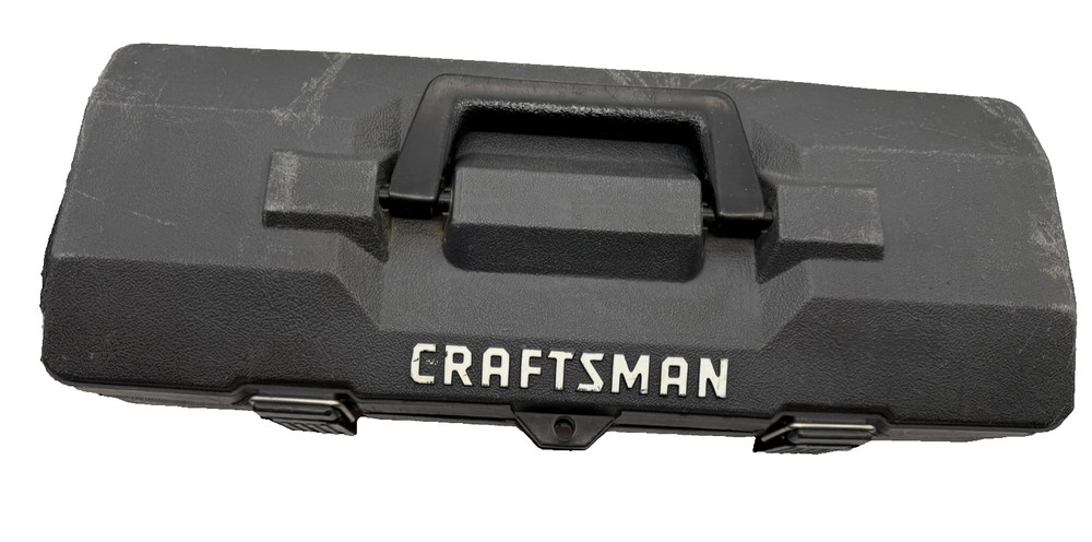 Vintage Simpsons-Sears Gray Craftsman Plastic Toolbox