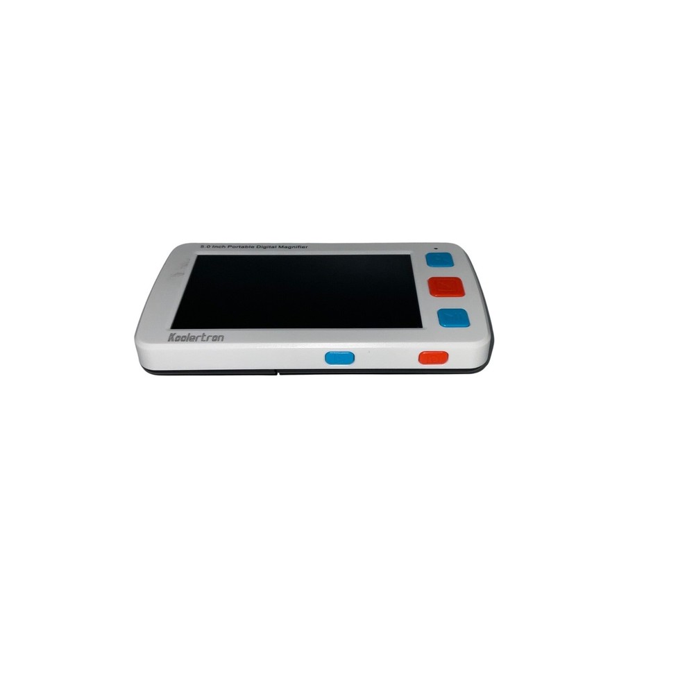 Koolertron Portable Digital Magnifier 5.0" Screen White/Black Plastic