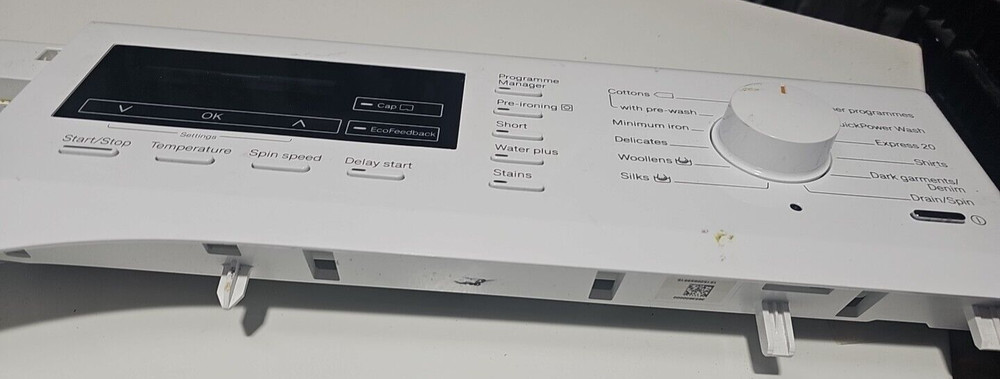 MIELE WKF130 Washing Machine Control Panel - C4