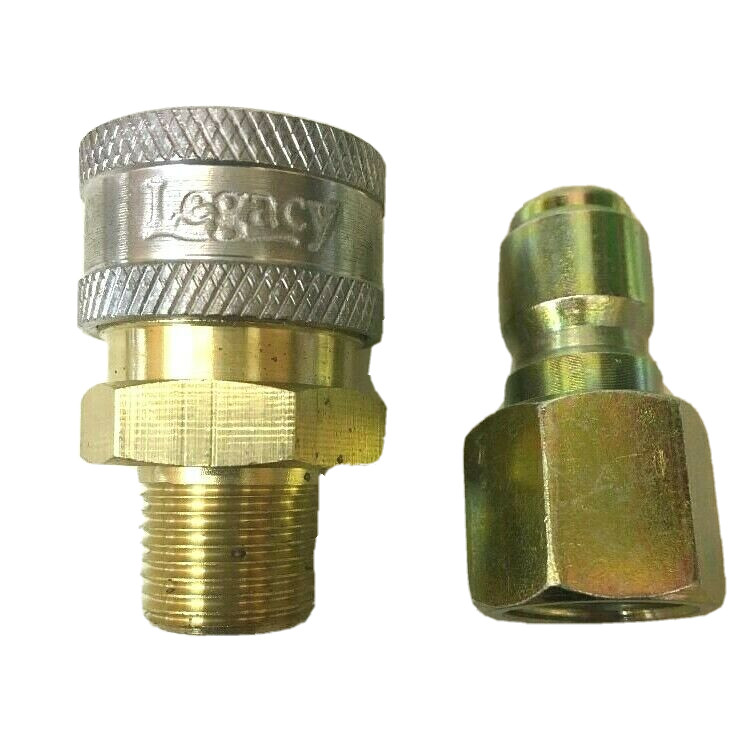 Legacy - Hotsy 3/8 NPT Quick Coupler And FPT Plug Fitting for Pressure Washers
