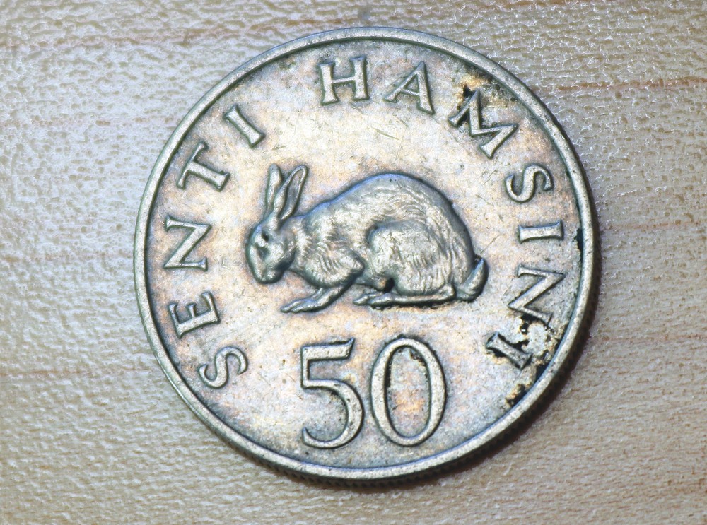 1966 Tanzania 50 Senti Rabbit