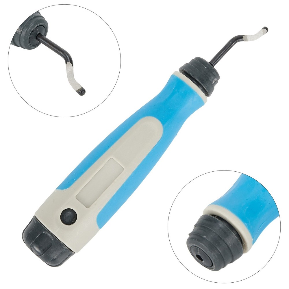 1* Deburring Burr Scraper Blade Rubber Burr Handle Trimmer Hand Deburring Tools