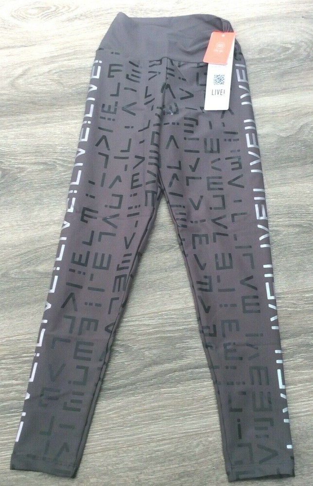 Live! Women's Icon Lux Legging Dark Shadow Size Small