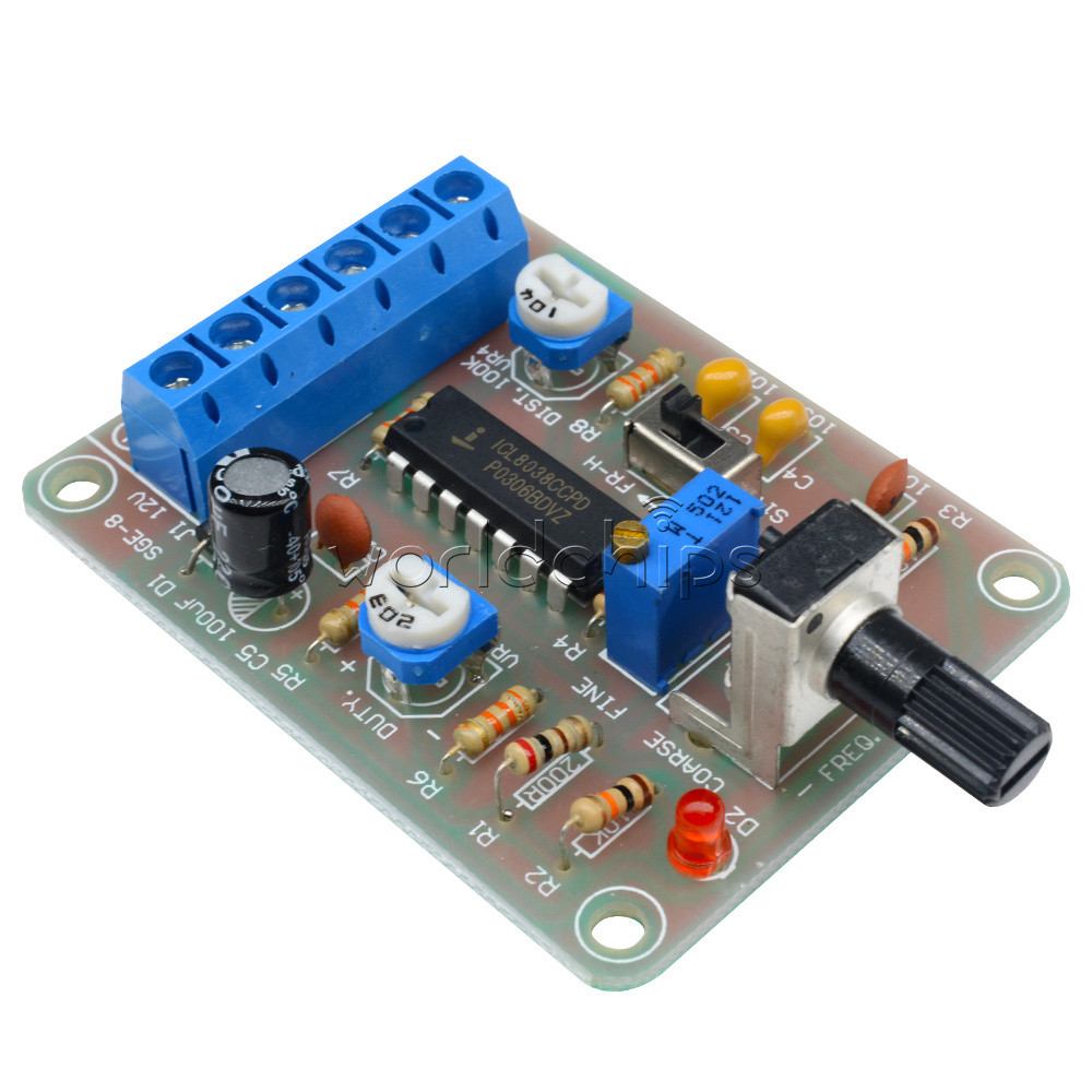 Sine Square Triangle Welded ICL8038 Monolithic Function Signal Generator Module