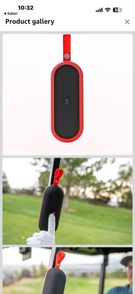 PPG Golf Speaker with GPS Powered by Golf Logix – 40K+ Courses