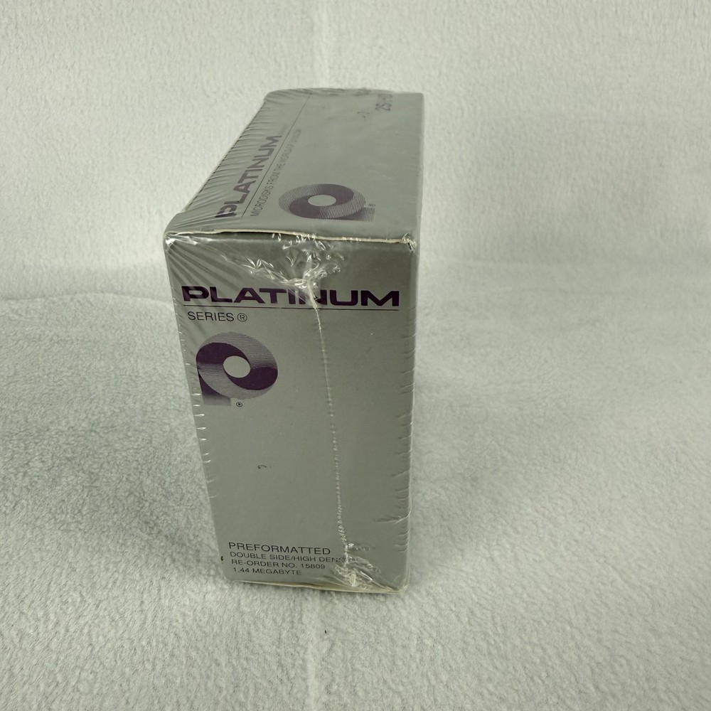 Syncom Platinum Microdisks, Double Sided, 3.5", 10 Pack, Sealed