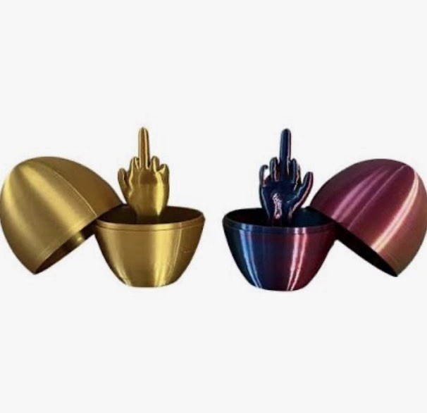 Large Easter Egg - Middle Finger Surprise (6 Eggs)