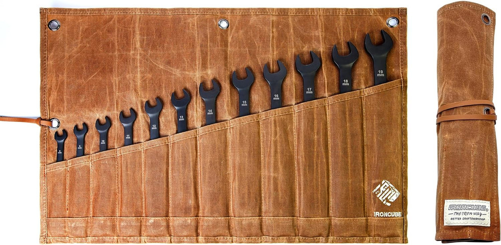 Tool Pouch, Roll-Up Storage Bag for Hand Tools & Wrenches