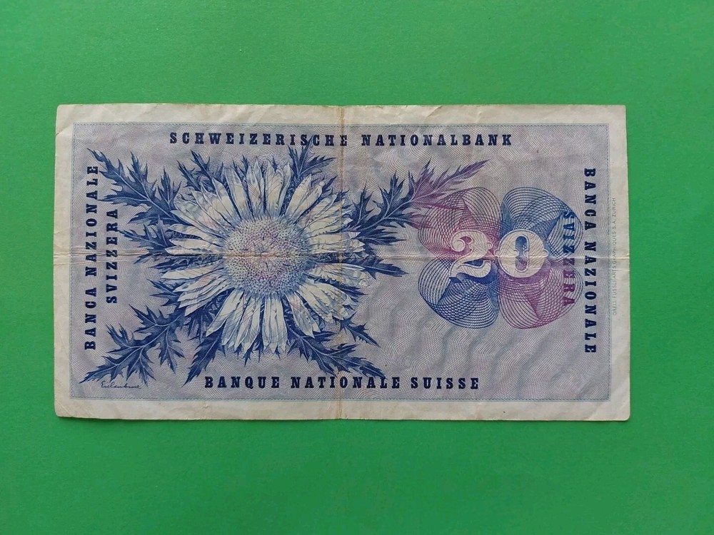 1968 Switzerland 20 francs