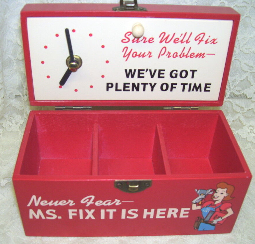 Ms Fix it Storage Box Enesco 2003 Never used