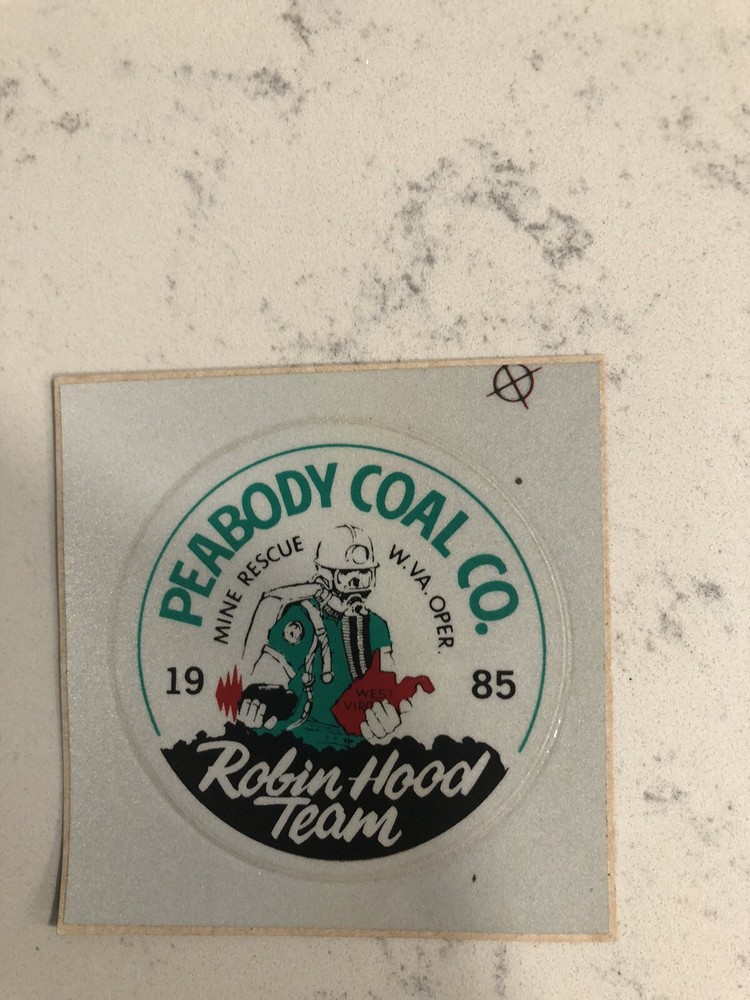coal mining stickers nice older coal company