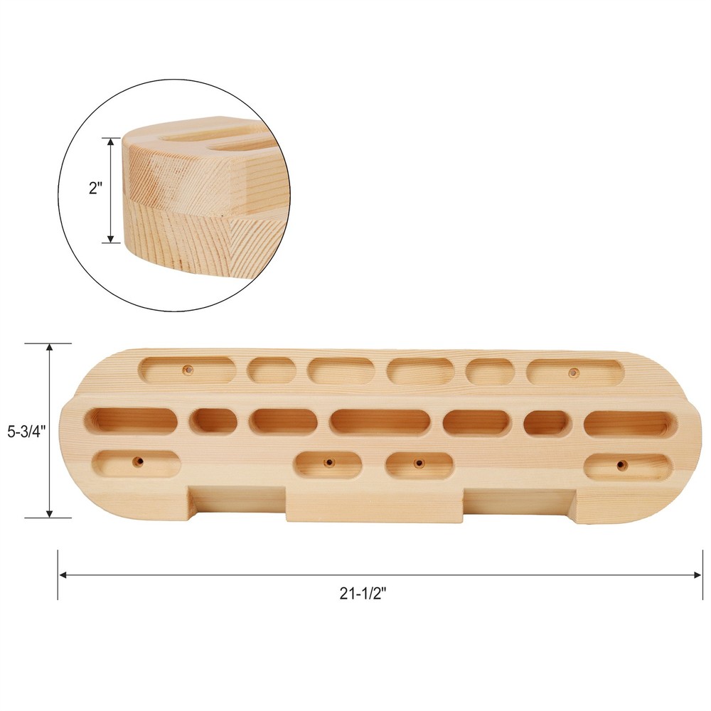 Climbing Hangboard Rock Climbing Fingerboard for Boulder Training Pull-ups