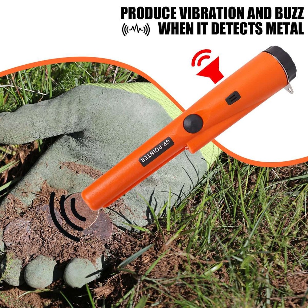 Metal Detector HandHeld Pro Pinpointer Pointer Probe Sensitive Tester Waterproof