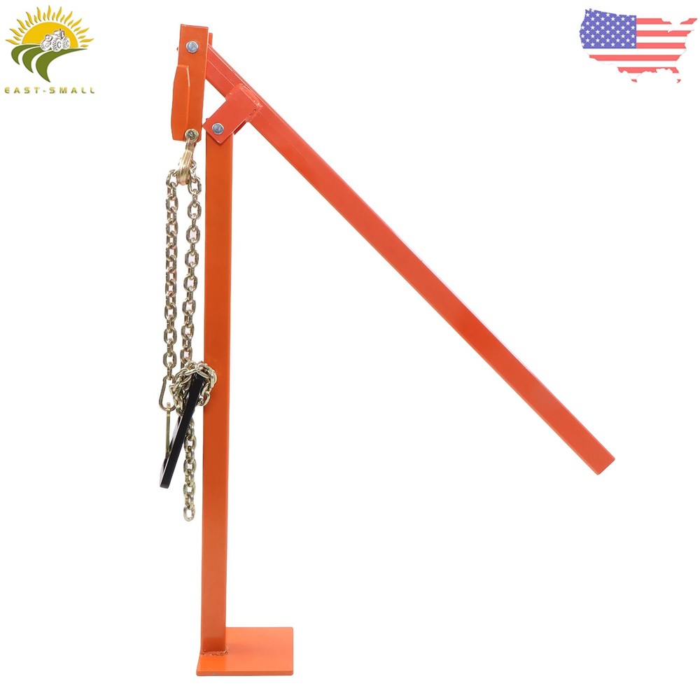 Heavy Duty Fence Post Pullers with Puller Plate & 47in Chain 36in T Post Puller