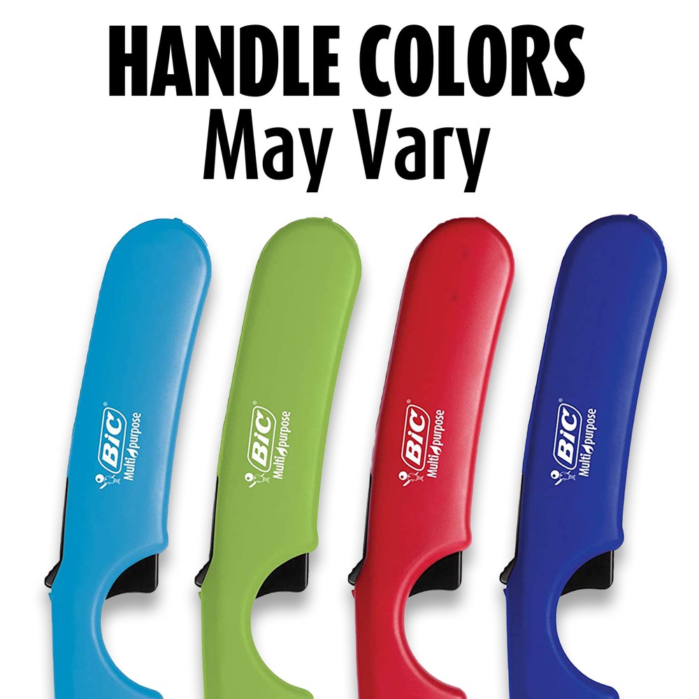 BIC Multi-purpose Classic Edition Lighter, Assorted Colors, 2-Pack