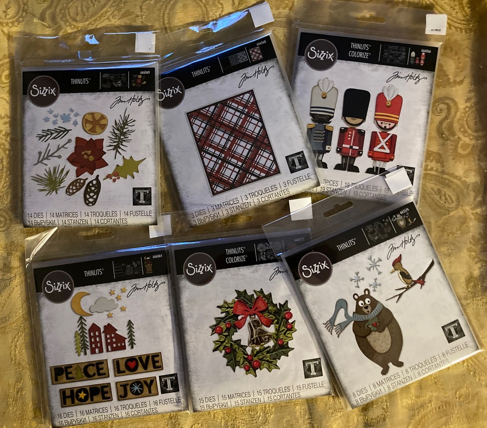 Sizzix Thinlits Metal Die Pack designed by TIM HOLTZ 35+ TO CHOOSE FROM