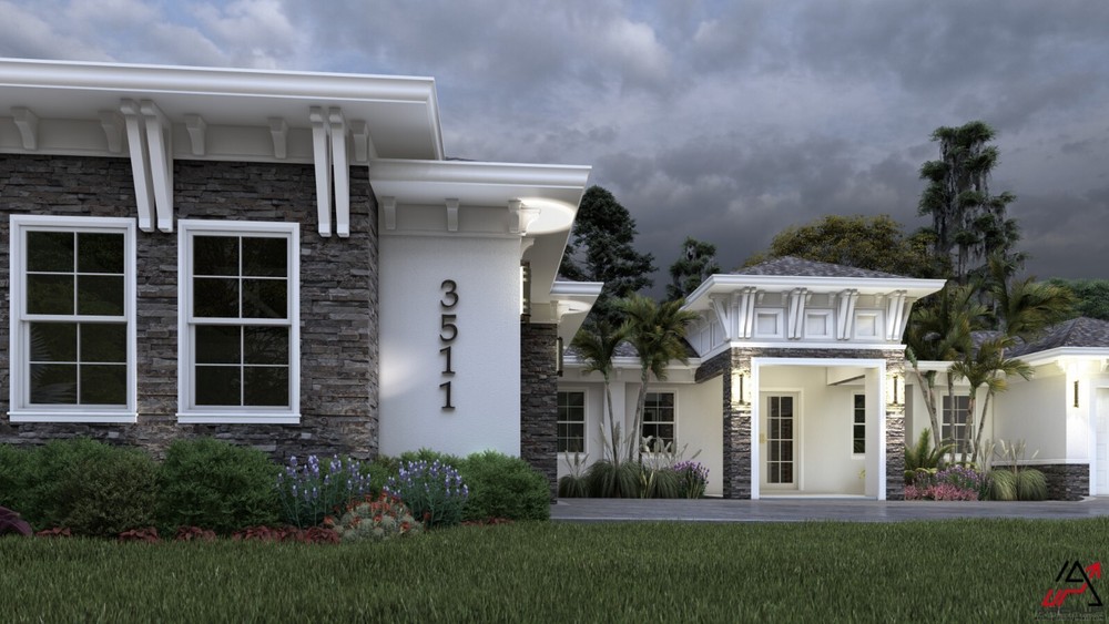 BLUEPRINTS CONTEMPORARY HOUSE PLAN ARCHUP #120