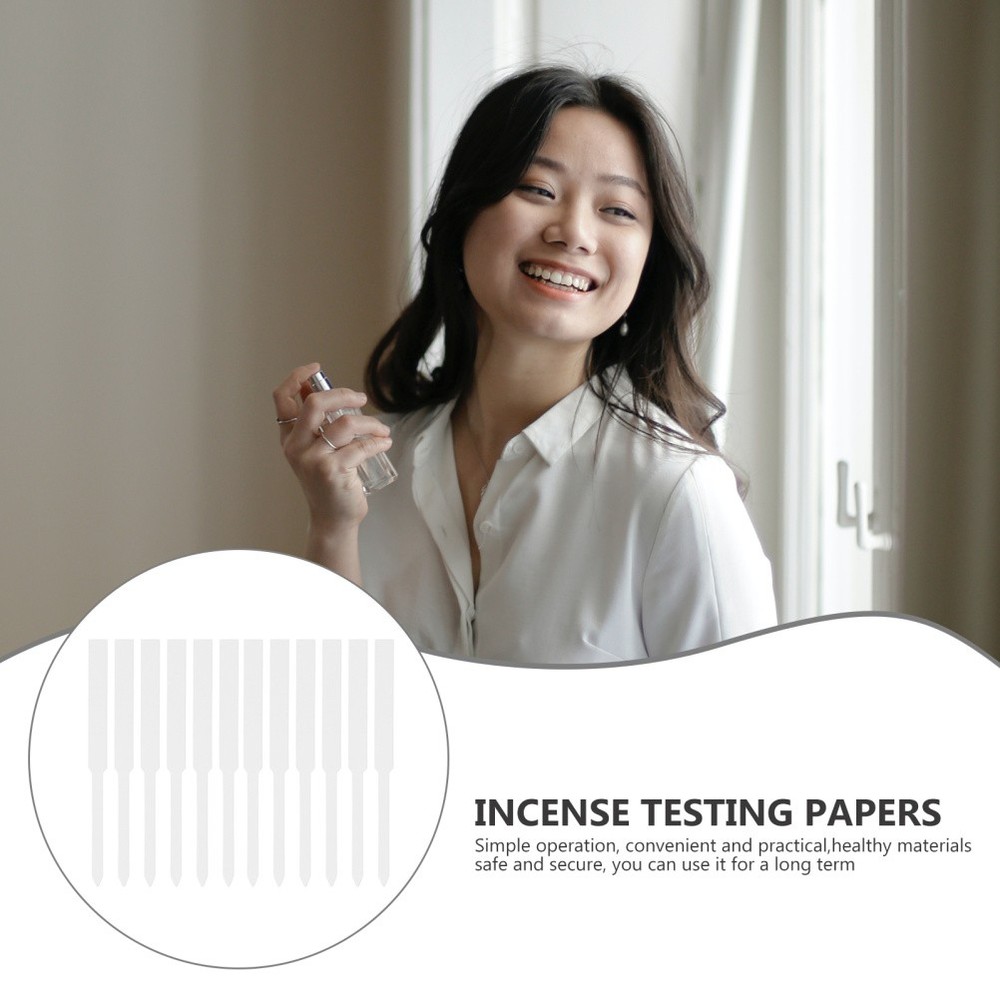 100 Pcs Essential Oil Test Strips Paper Aromatherapy Smell Testing Sheets