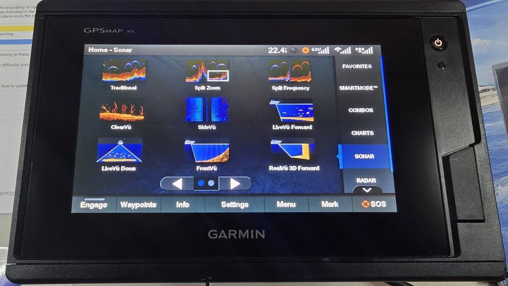 Garmin GPSMAP 742xs Chartplotter Sonar – Fully Tested – Great Condition