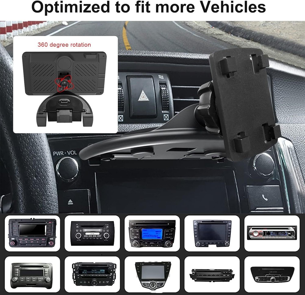 Carpuride CD Slot Mounting Bracket for Carplay