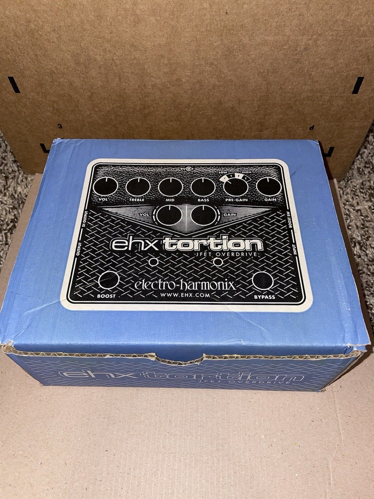 Electro-Harmonix EHX Tortion Overdrive Guitar Pedal