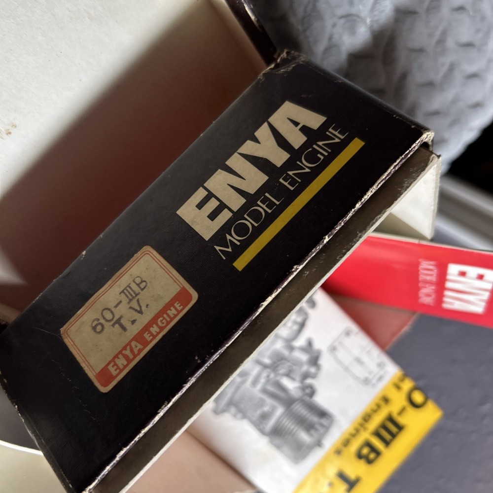 Vintage RC Airplane Empty Engine Boxes Empty Boxes With Instructions No Engines