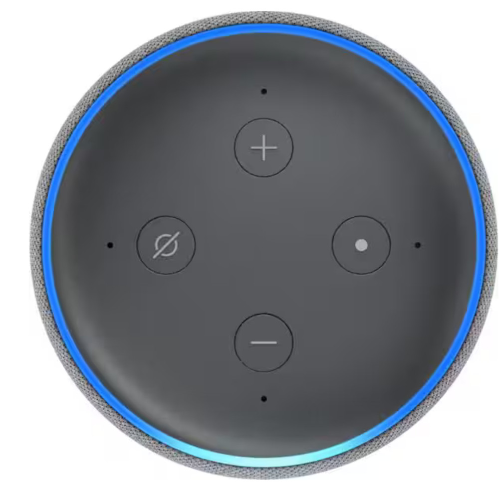 NEW Amazon Echo Dot 3rd Generation w/ Alexa Voice Media Device - Heather Gray