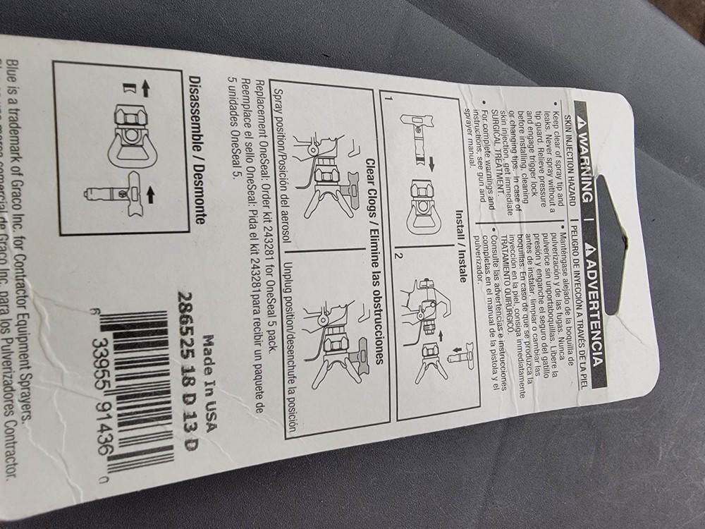 GRACO 286525 RAC 5 Switch Tip