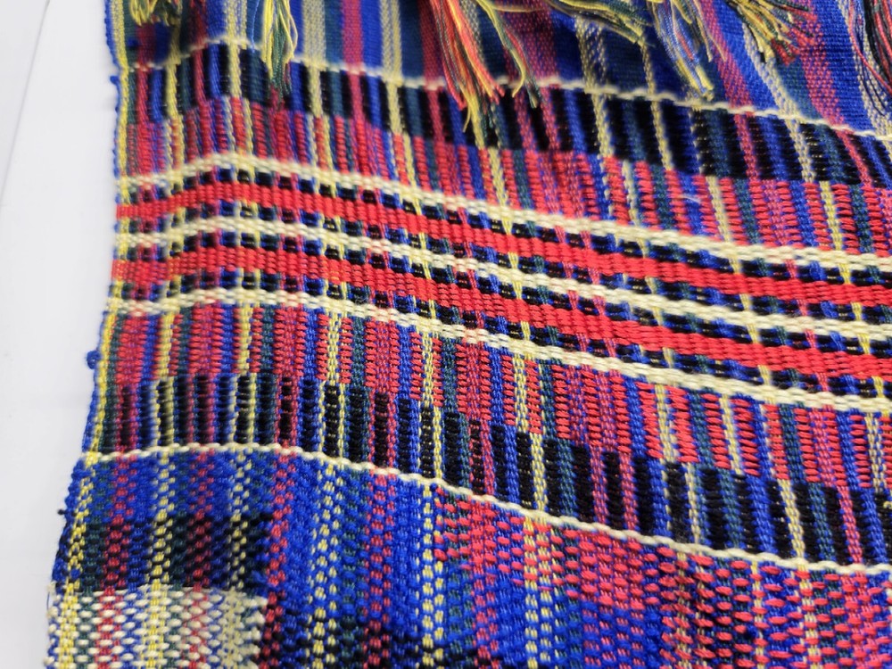 Peruvian Handmade Textile Rug- Table -Runner- Scarf 73x20 Inch