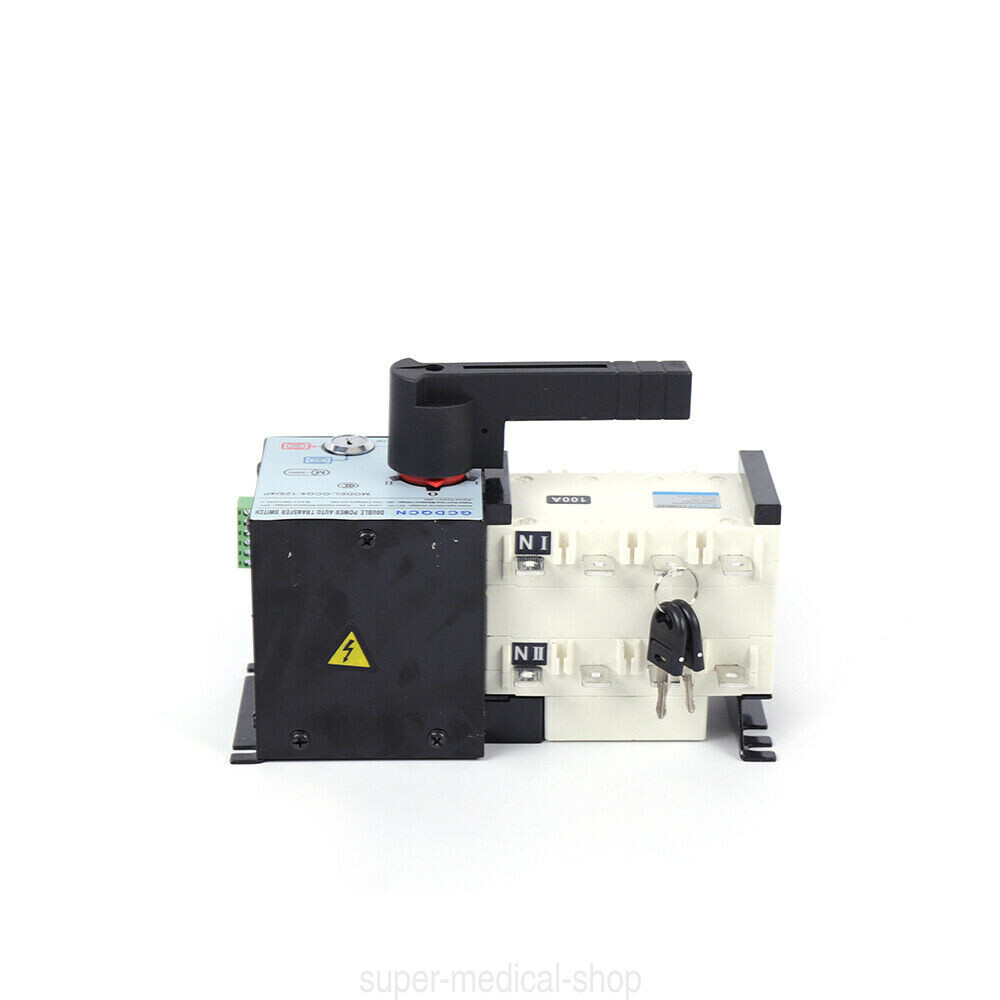 100A 4P Dual Power Automatic Transfer Switch Changeover Isolation Generator