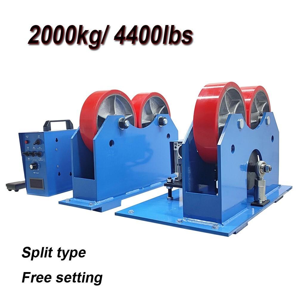 Welding Turning Rolls 2000kg/4400lbs Loading split type Welding Positioner 110V