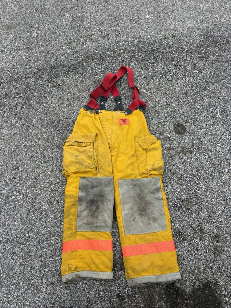 Morning Pride Firefighter Pants 34x30 Jacket Medium Turnout Bunker Pant Lined