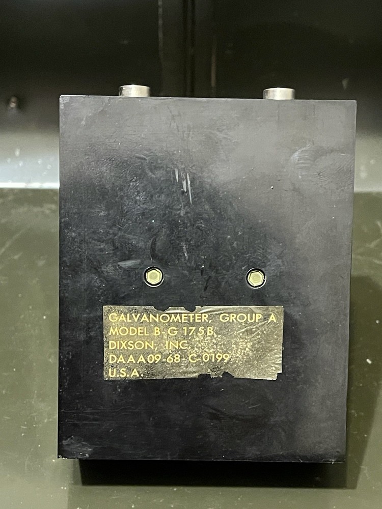 Dixson Blasting Galvanometer W-B-411 Clean Terminals & Case EXCELLENT CONDITION