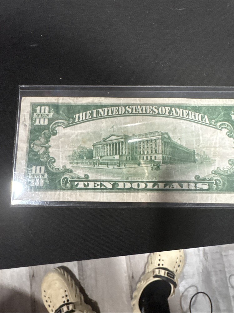 10$ Lime Green Bill