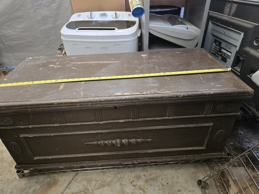 Vintage Cedar Wood Hope Chest