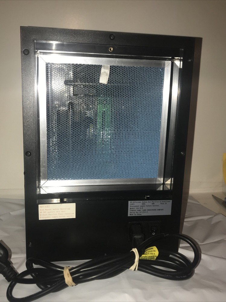 Platinum Air 2.0 Purification System Ozone Air Purifier UV Sterilizer