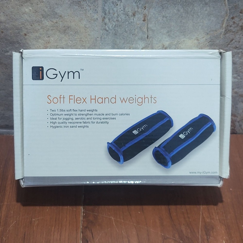 Gym Soft Flex Hand Weights 1.5 lbs 2 Pcs