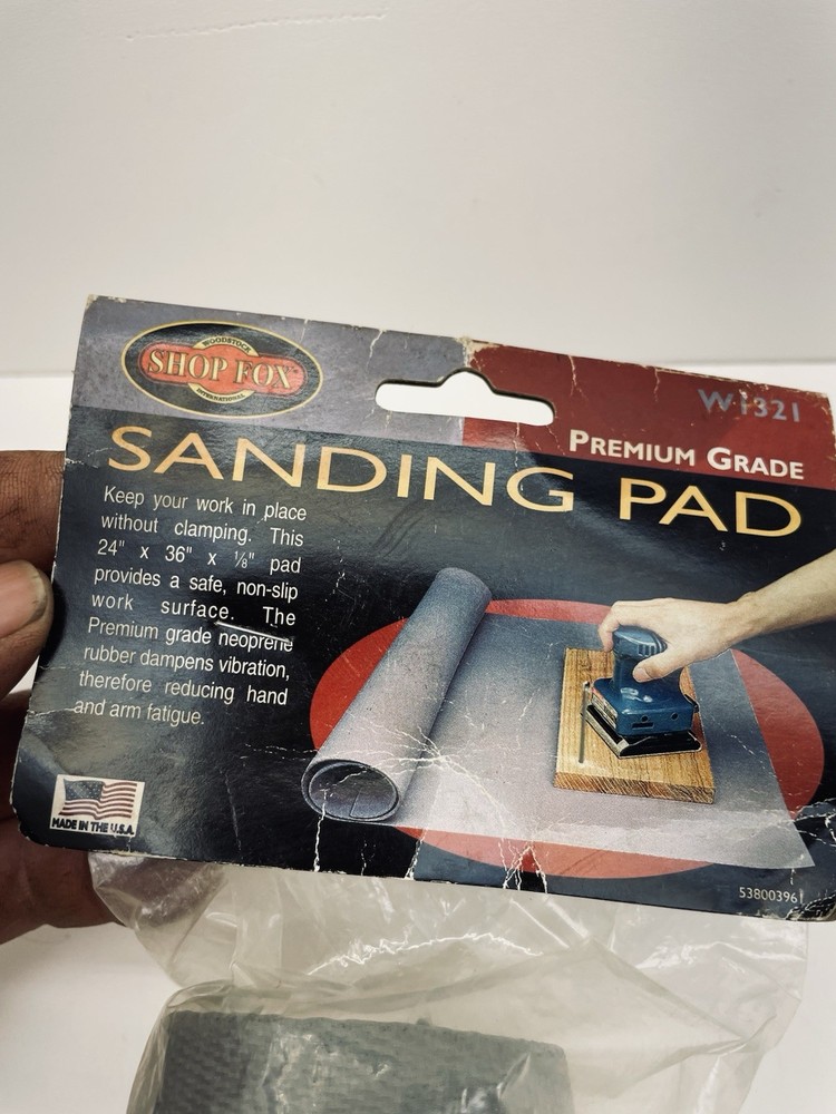 Shop Fox Router Pad W1320 & Sanding Pad W132