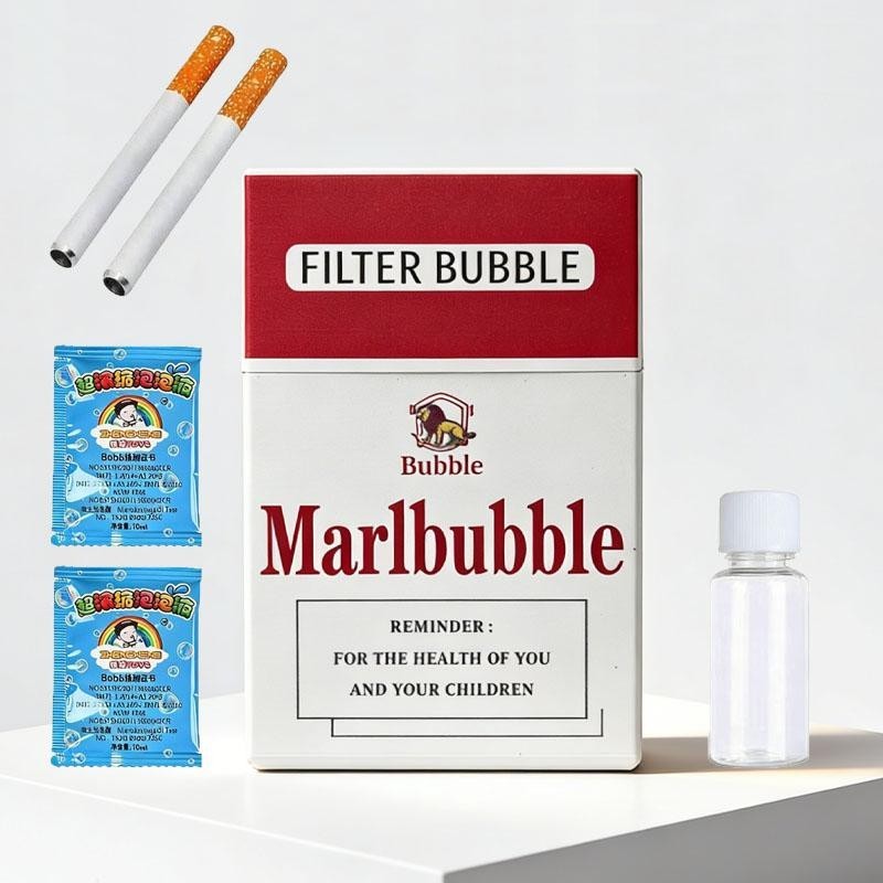 Bubble Cigarette Blowing Stress-Relief Accessory Mini Bubble Blower Sticks Fun